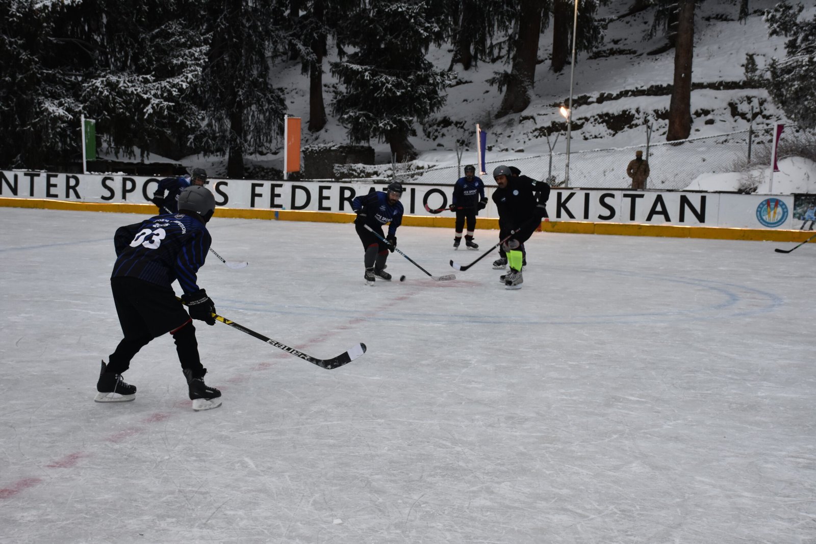 Ice Hockey : Rising on the World’s Highest Rink